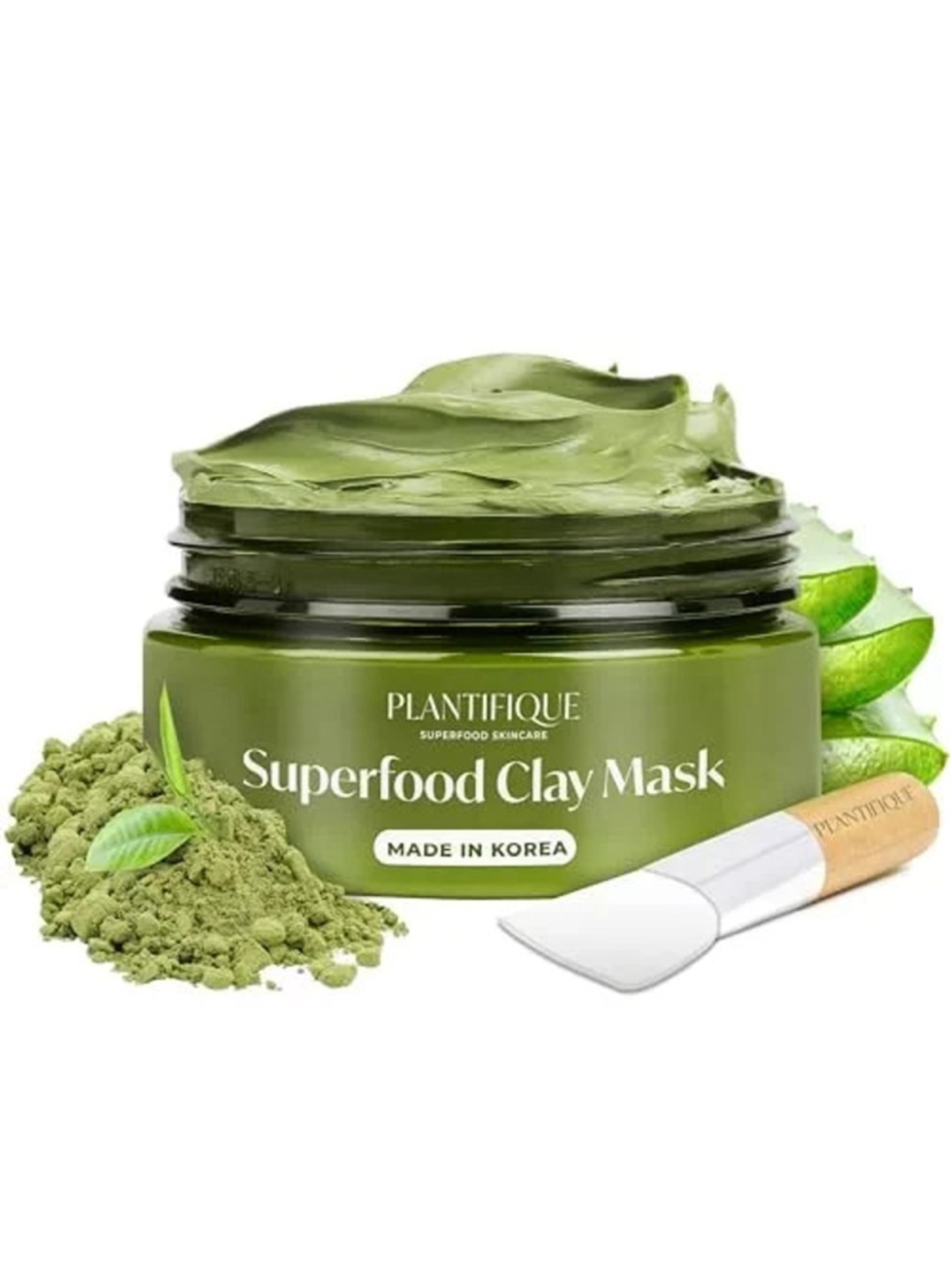 PLANTIFIQUE Korean Skin Care Detox Face Mask Superfood Marine Clay Mask 100 ml